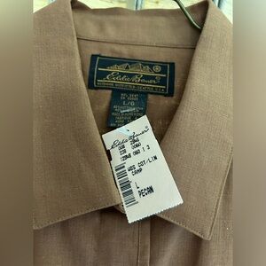 NWT Eddie Bauer Vintage Woman’s Short Sleeve Dress Shirt